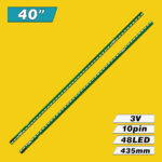 40" V15 UF6700 UD Rev03 9 L/R-type EAV62952201 (48LED 435mm 3V, MAK63207101) – LED подсветка TV LG″ (комплект) – Фото №3