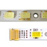 46T04-020 (60LED 522mm 3V 4PIN, 20S1P+20S2P, 58.46T04-001 46T04-01B, 5B.46T04-001) – LED подсветка TV 46″ (комплект) – Фото №2