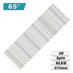 EVERLIGHT LBM650M0601-1F-1(HF)(0) (6LED 675mm 3V, EVERLIGHT LBM650M0601-HF-4(0), LB6508X V0_00) – LED подсветка TV Philips 65″ (комплект) – Фото №1