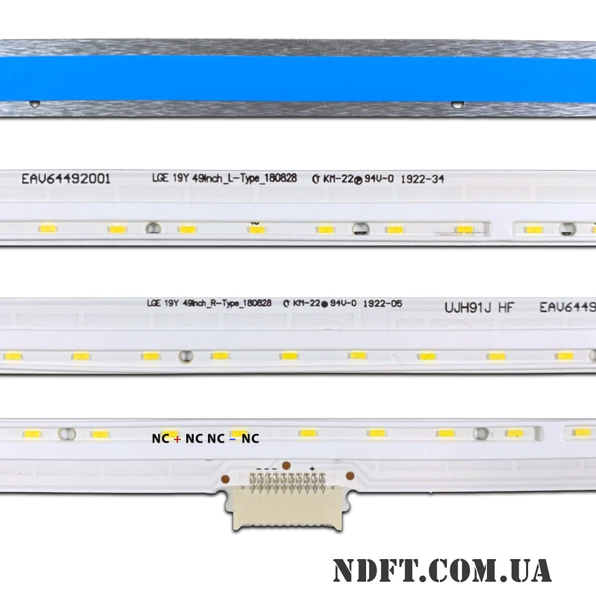 LGE 19Y 48/49inch_L/R-Type_180828 (60LED 535mm 6V 3x20S1P, 49SM86-SM81-LED-Array-Left/Right-190219, 49SM86-SM81) – LED подсветка TV LG 49″ (комплект) – Фото №2
