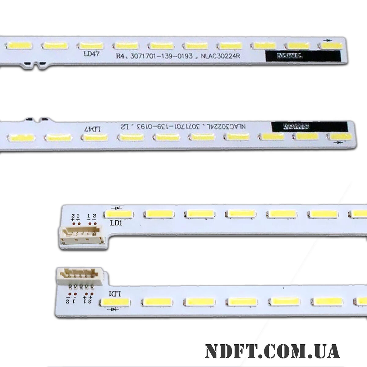 NLAC30224L + NLAC30224R White light (54LED 521mm 6V, 3071701-139-0193, 6922L-0063A) – LED подсветка TV Sony 47″ (комплект) – Фото №2