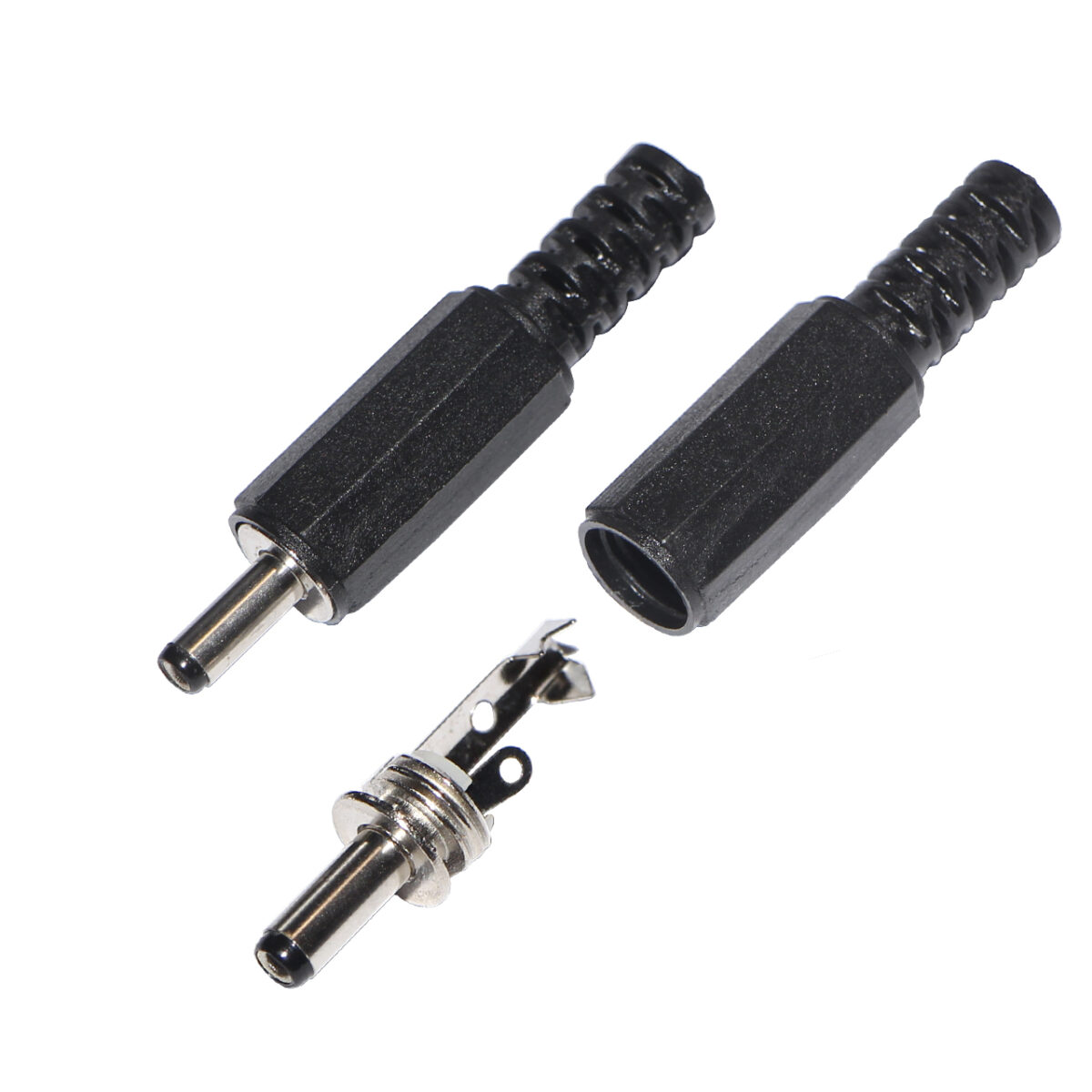 Штекер живлення DC-jack 3.5х1.35mm (9/44mm) пластиковий корпус – Фото №3