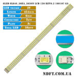 SLED SLS40 56EA 5630N LCD 120 REV0.2 (56LED 454mm 3V, LJ64-02267A LJ64-02268A, SLED SLS40_56EA_5630N LCD 120 REV0.2) – LED подсветка TV 40″ (комплект) – Фото №1