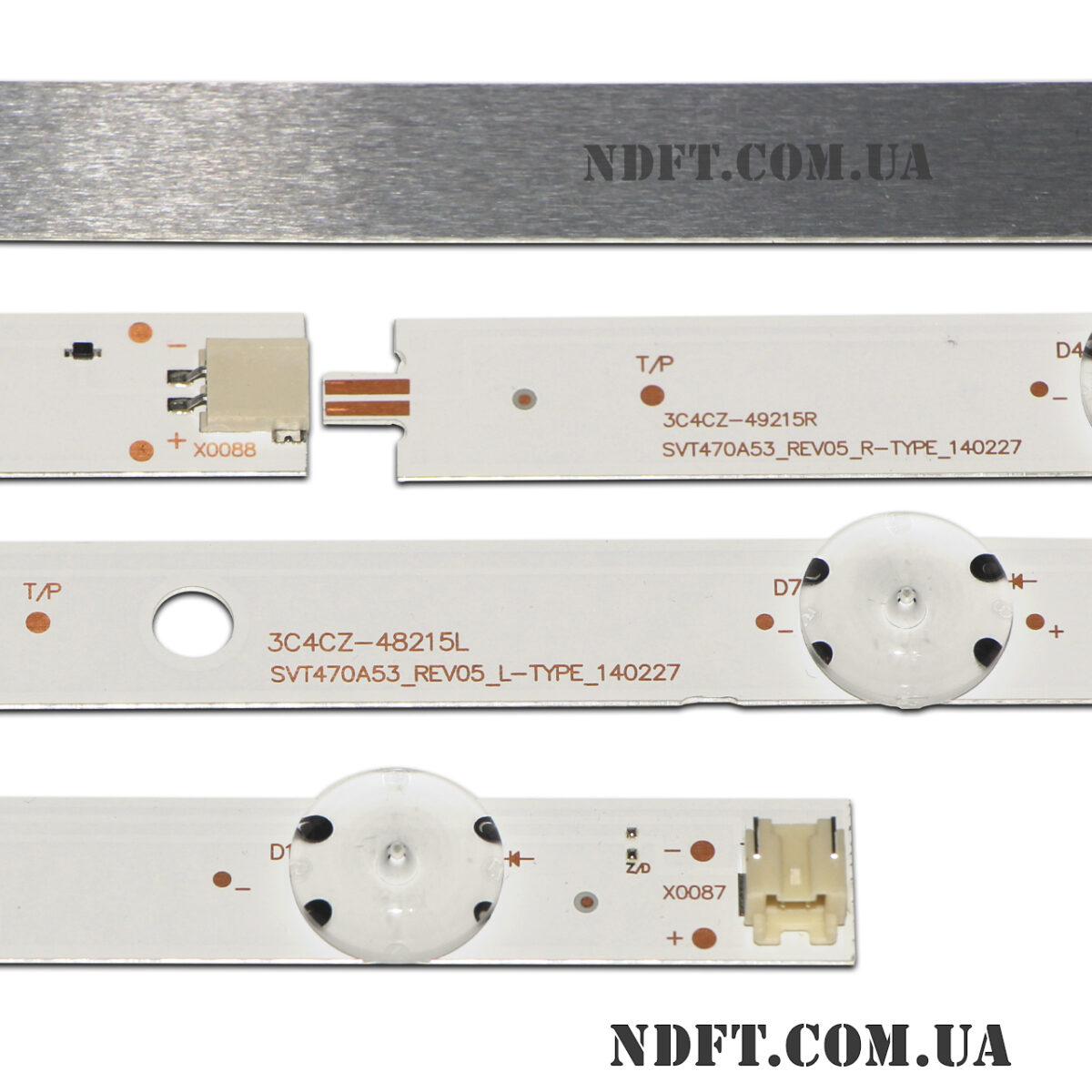 SVT470A53-REV0.5-L/R-TYPE-140227 (8LED 968mm 3V, SVT470A53_REV0.5_L/R-TYPE_140227) – LED подсветка TV Toshiba 47″ (комплект) – Фото №2