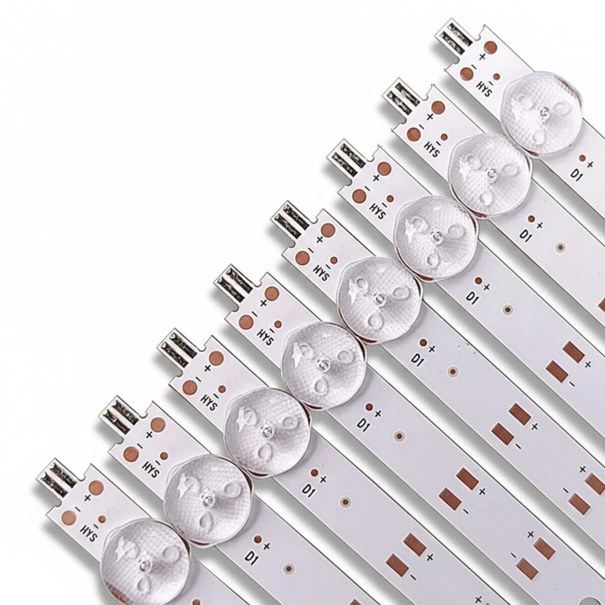 LED65D07-ZC62AG-02D 7S1P 30365007043D (622mm 3V 7LED, Kivi 65U740NB) – LED підсвітка TV 65″ (комплект) – Фото №2