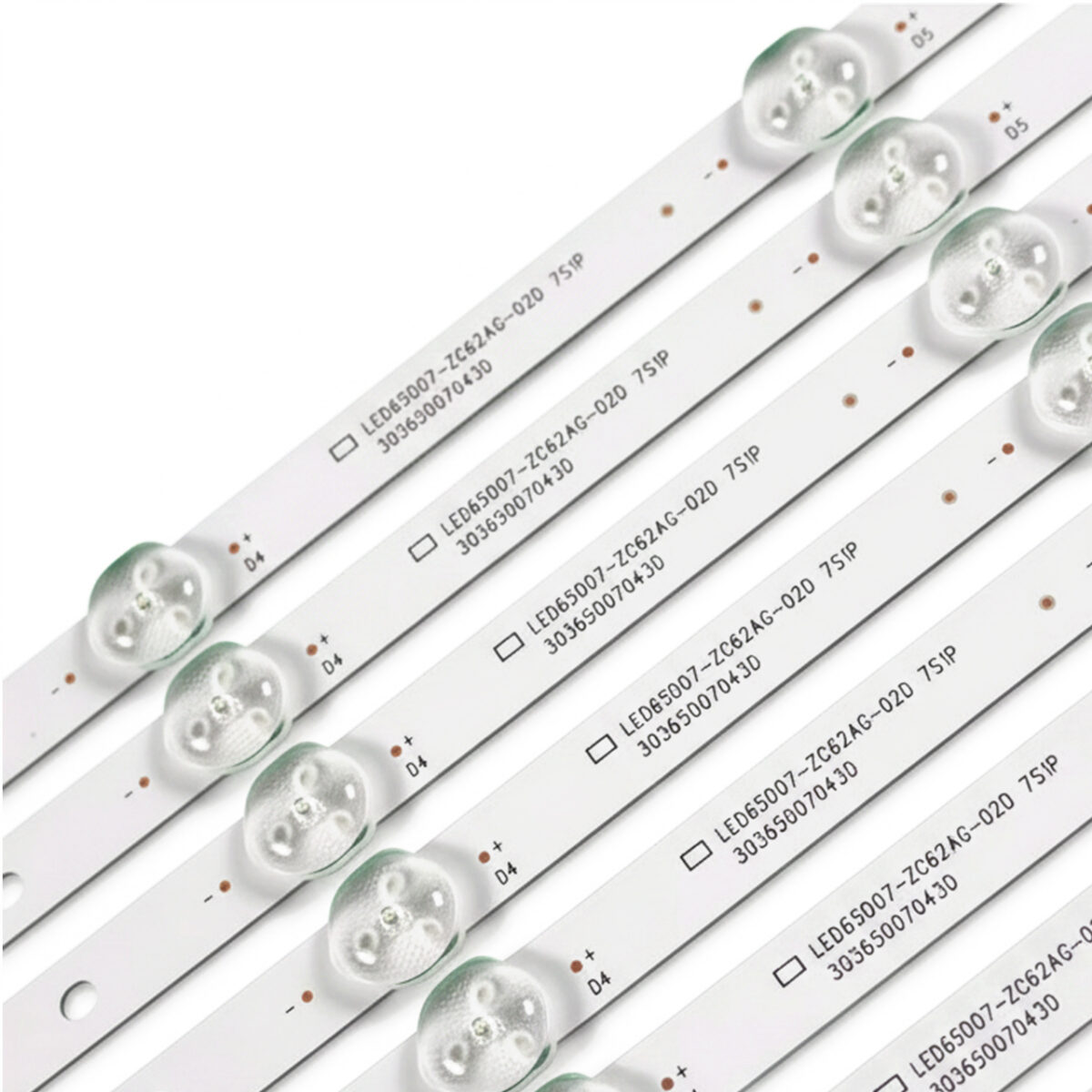 LED65D07-ZC62AG-02D 7S1P 30365007043D (622mm 3V 7LED, Kivi 65U740NB) – LED підсвітка TV 65″ (комплект) – Фото №4