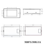 Встраиваемый ваттметр 80-260VAC/20А LCD (PeaceFair PZEM-021, измерение напряжения, тока, мощности) – Фото №3