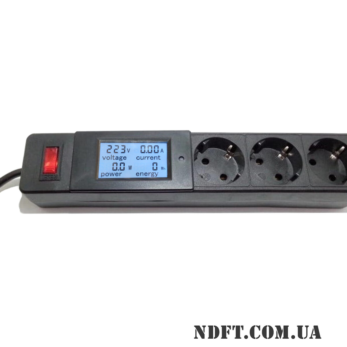 Встраиваемый ваттметр 80-260VAC/20А LCD (PeaceFair PZEM-021, измерение напряжения, тока, мощности) – Фото №4
