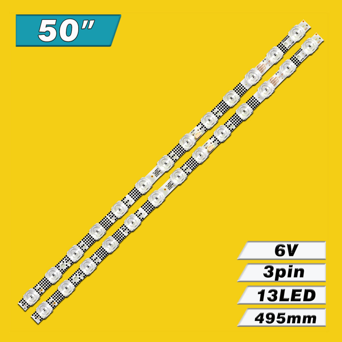 GIC50LB45_3030F2.1D_V1.1_20 (13LED 495mm 6V, GIC50LB45-3030F2.1D-V1.1, 4C-LB5013-ZM04J) – LED підсвітка TV 50″ (комплект) – Фото №3