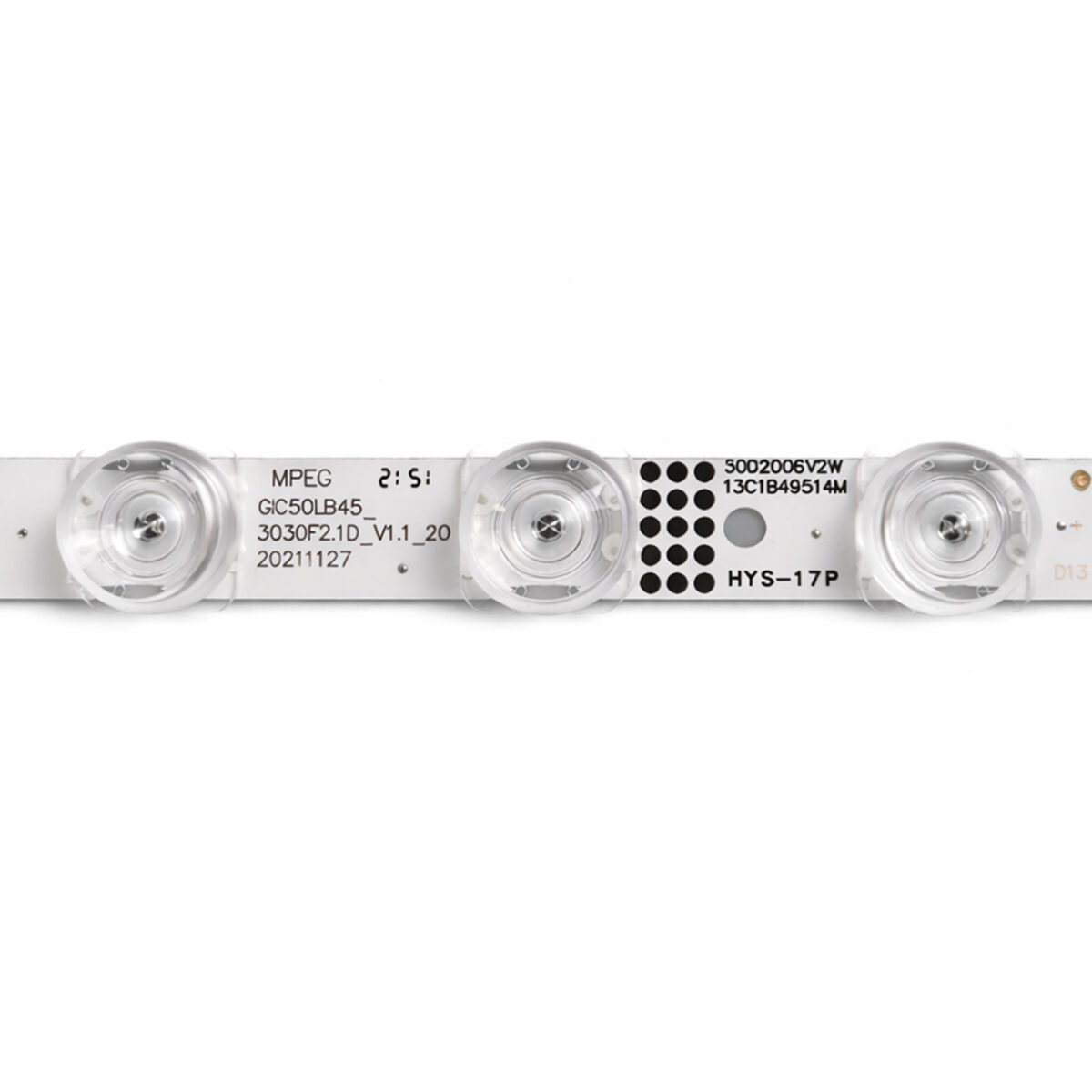 GIC50LB45_3030F2.1D_V1.1_20 (13LED 495mm 6V, GIC50LB45-3030F2.1D-V1.1, 4C-LB5013-ZM04J) – LED подсветка TV 50″ (комплект) – Фото №4