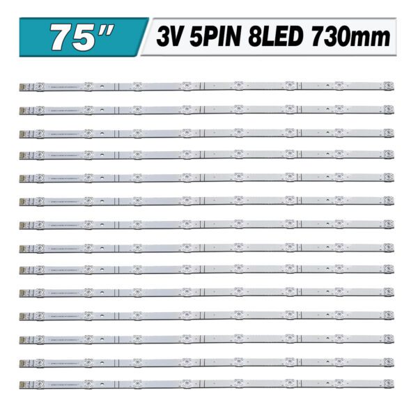 HD750M1U71+2019070901+APT-HXLB19069 (8LED 730mm 3V, JL.D75042330-003BS-M_V01 HD750M1U82-B2+2021011301) – LED подсветка TV Hisense 75″ (комплект) – Фото №1