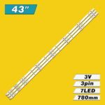 JL.D42571330-003AS-M V01 (7LED 780mm 3V, JL.D42571330-003BS-M-V01, JL.D42571330-003CS-M_V01, LB43051 V0) – LED пісвітка TV Hisense 43″ (комплект) – Фото №1