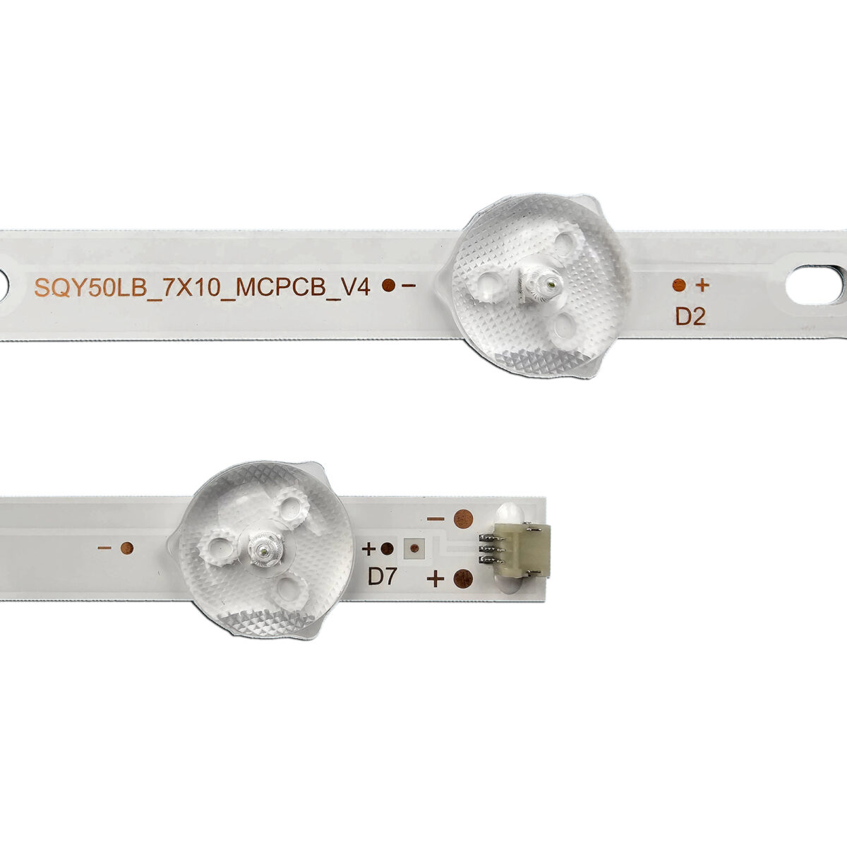 JL.D50071235-031HS-M (7LED 483mm 3V, SQY50LB_7X10_MCPCB_V4, SQY50LB-7X10-MCPCB-V4) – LED подсветка TV 50″ (комплект) – Фото №2