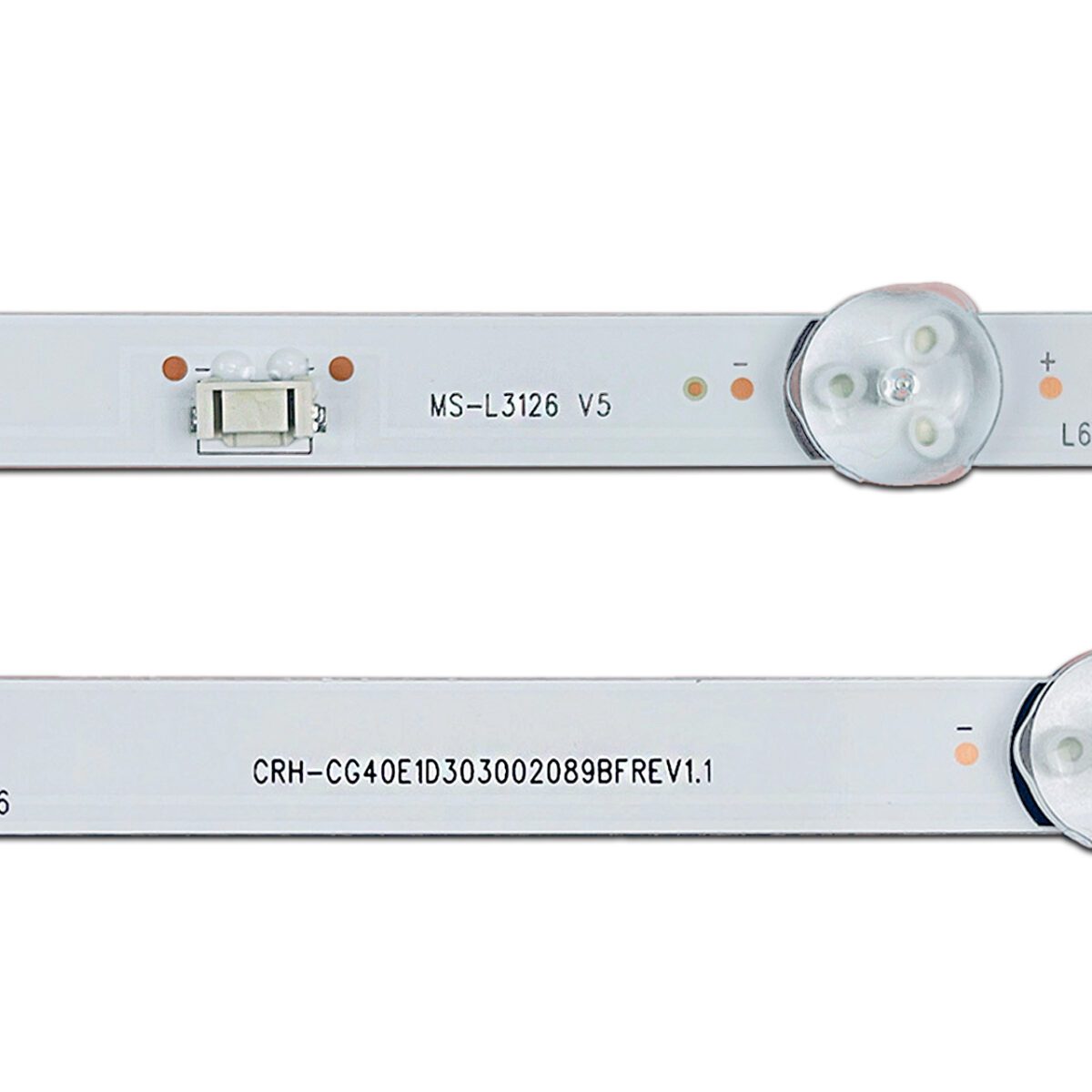 MS-L3126 V5 (8LED 733mm 3V, CRH-CG40E1D303002089BFREV1.1, CRH-CG40E1130300208B1SREV1.2) – LED подсветка TV 40″ (комплект) – Фото №2