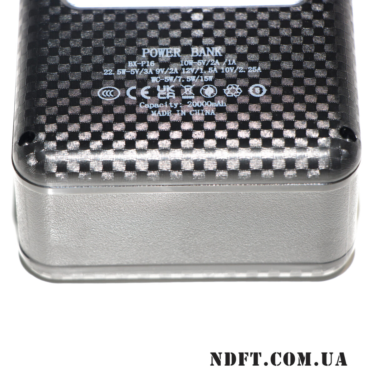 Корпус powerbank 16х18650 з LED панеллю 22.5W Li-ion BX-P16 (швидка зарядка QC3.0, PD3.0 на IP5356) – Фото №5