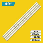CCB 49 MBL-49039D615SN2 (15LED 950mm 12V 20Pin, 18LS49 1-984-208-12, YD8S005DND01B, MBL-49030D615SN0) – LED подсветка TV Sony 49″ (комплект) – Фото №3