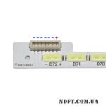 015B8000B080036840 (72LED 590mm 6V 7PIN 6x12S1P, TPT460H1-HM01 REV:C1F, V-6840-B08-10) – LED подсветка TV 46″ (планка) – Фото №2