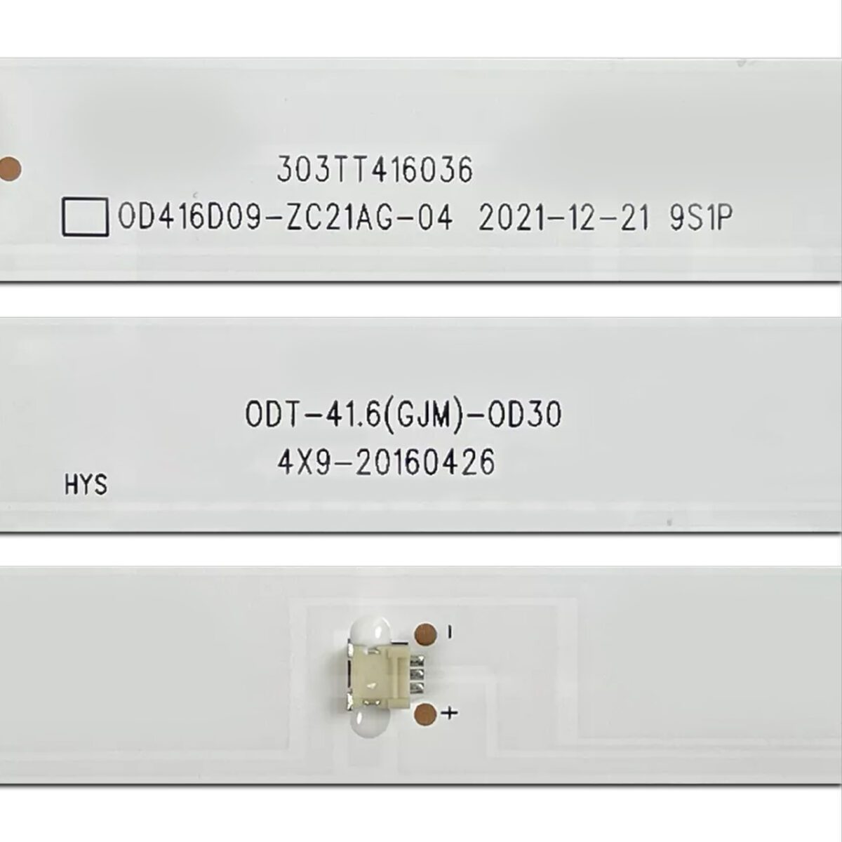 0D416D09-ZC21AG-04 9S1P 303TT416036 (9LED 800mm 3V, OD416D09-ZC21AG-04, 0DT-41.6(GJM)-0D30) – LED подсветка TV 42″ (комплект) – Фото №2