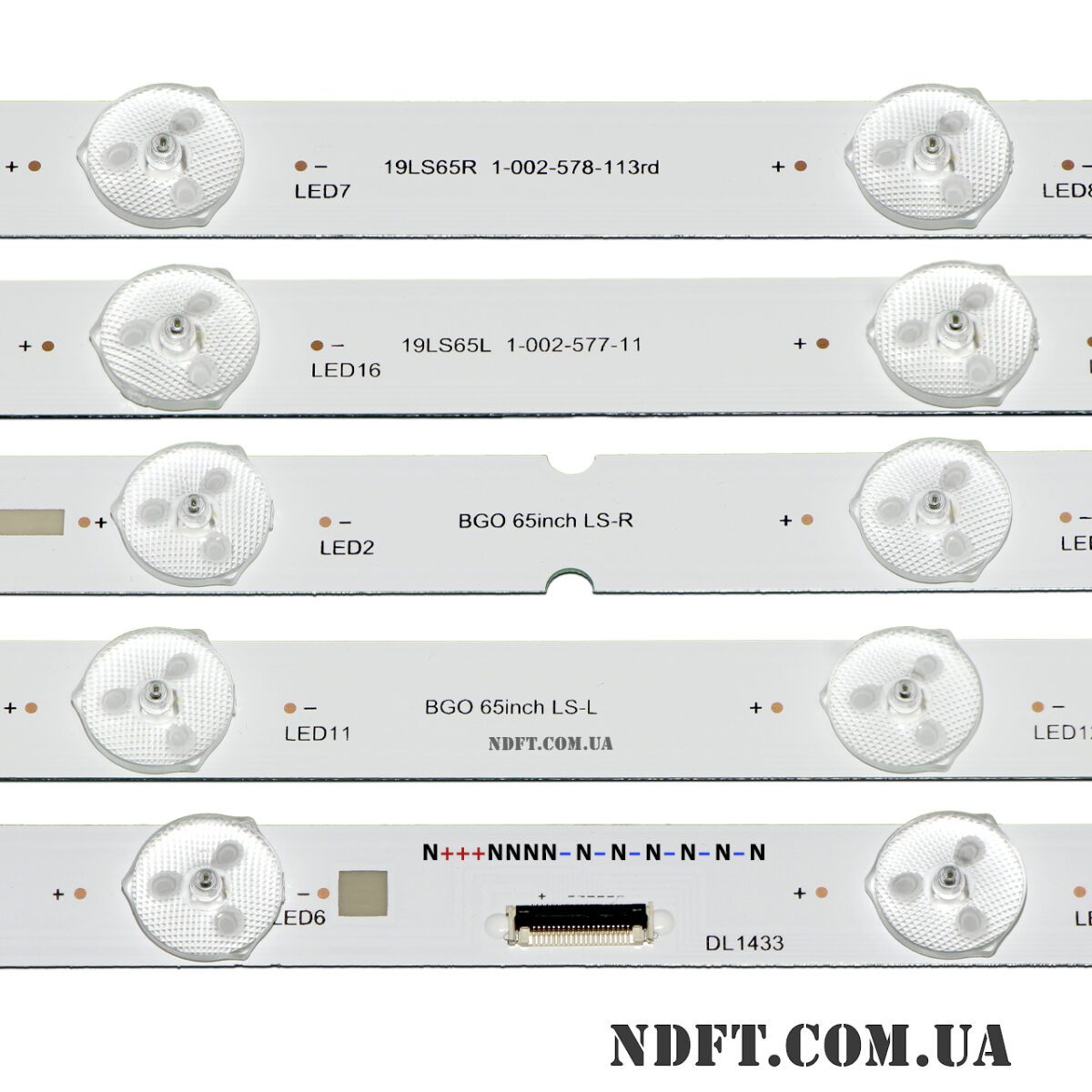 19LS65L + 19LS65R WHITE Light (18LED 1304mm 12V, BGO 65inch LS-L/R, NLAW00477L/R L7, MBL-65030D018SN0L/R) – LED подсветка TV Sony 65″ (комплект) – Фото №2