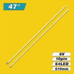 47" V6 Edge FHD REV1.0 1 L/R-Type (64LED 610mm 6V 10pin, 47" V6 Edge FHD REV0.3, 47" V6 Edge FHD REV0.4) – LED подсветка TV 47″ (комплект) – Фото №3
