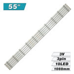 5800-W55000-GP00 VER02.00 20200527 White Light (10LED 1088MM 3V, CRH-A5530300510B73REV1.0, SW55D10-ZC56AG-01D) – LED подсветка TV 55″ (комплект) – Фото №1