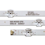 5800-W55000-GP00 VER02.00 20200527 White Light (10LED 1088MM 3V, CRH-A5530300510B73REV1.0, SW55D10-ZC56AG-01D) – LED подсветка TV 55″ (комплект) – Фото №2