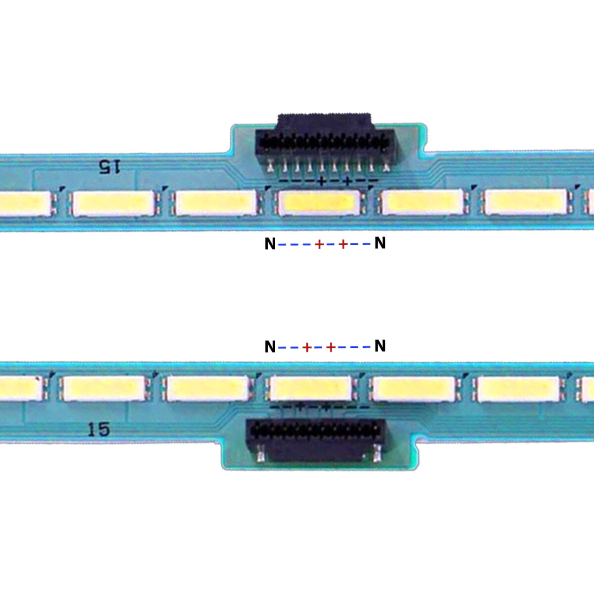 60'' V16 AS1 2454/2455 Rev02 2 L/R-type (78LED 658mm 6V, 6916L2455A, 6916L2454A, 6922L-0196A) – LED подсветка TV LG 60″ (комплект) – Фото №2