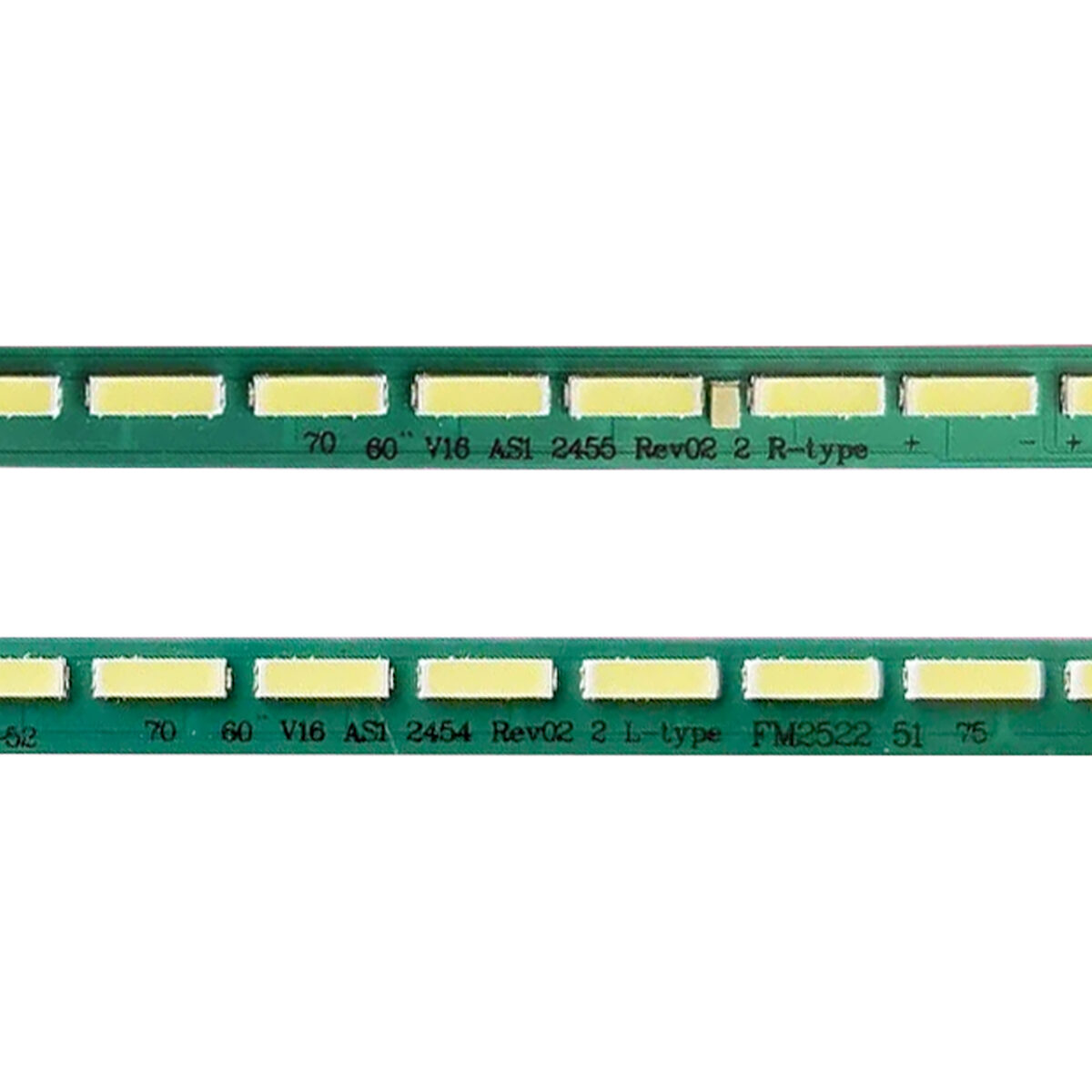 60'' V16 AS1 2454/2455 Rev02 2 L/R-type (78LED 658mm 6V, 6916L2455A, 6916L2454A, 6922L-0196A) – LED подсветка TV LG 60″ (комплект) – Фото №4