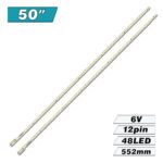 6202B000A1300 + 6202B000A2300 (48LED 552mm 6V, 6202B000A1800 + 6202B000A2800) – LED подсветка TV 50″ (комплект) – Фото №1