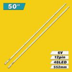 6202B000A1300 + 6202B000A2300 (48LED 552mm 6V, 6202B000A1800 + 6202B000A2800) – LED подсветка TV 50″ (комплект) – Фото №3