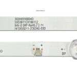 HFSX55D11-ZC62AG-03D 303HX550004D (11LED 1061mm 3V, L55M6-6ARG) – LED подсветка TV Xiaomi 55″ (комплект) – Фото №2