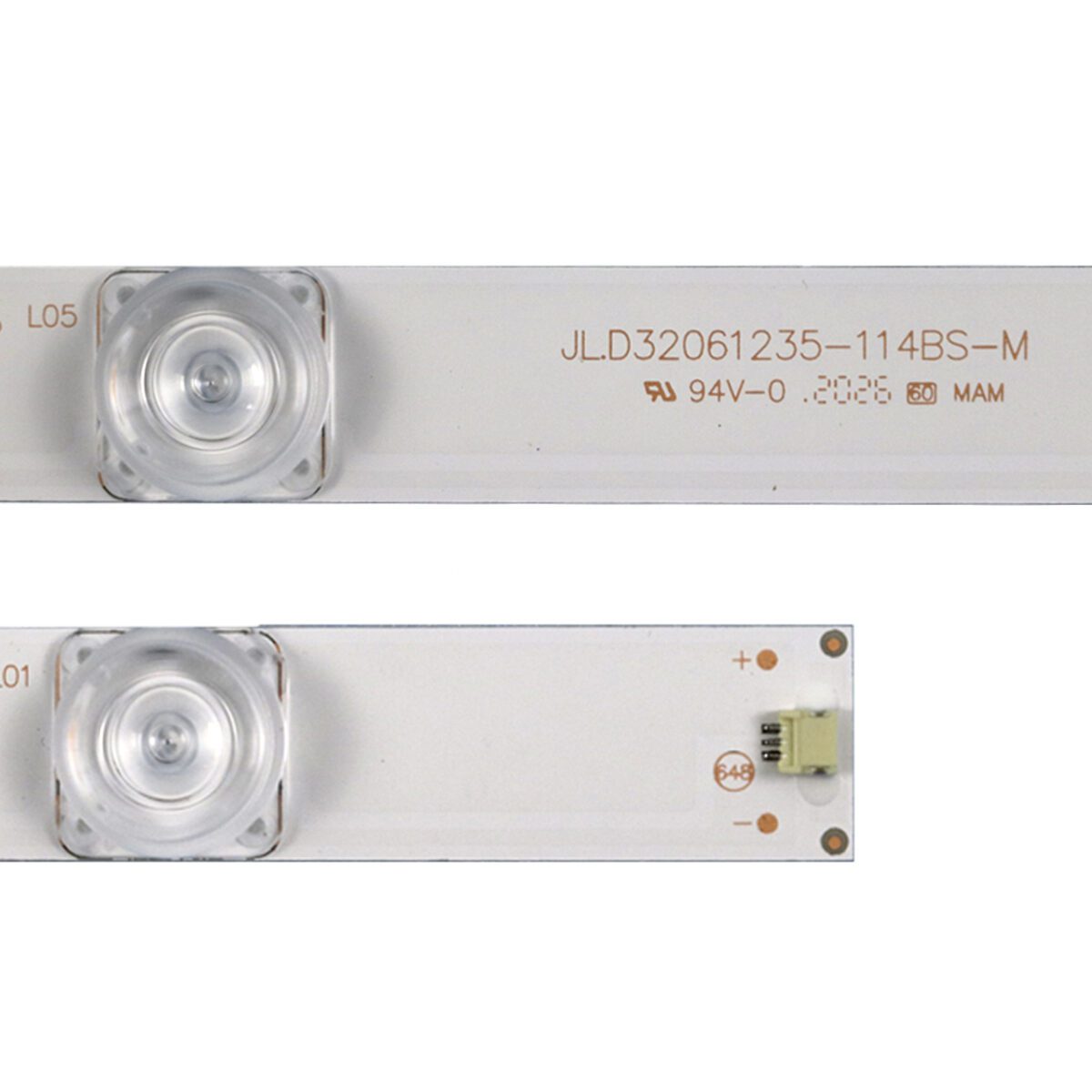 JL.D32061235-114BS-M (3V 570mm 6LED, CRH-K32C8003030T0306739-REV1.6B CRH-K32C8003030T030684E-REV1.7) – LED подсветка TV 32″ (комплект) – Фото №2