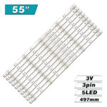 JL.D55051330-105FS-M_V01 (5LED 497mm 3V, JL.D55051330-105GS-M_V01, HY-C550E6 3185919716) – LED подсветка TV 55″ (комплект) – Фото №1