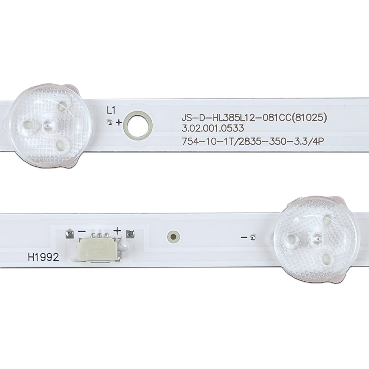 JS-D-HL385L12-081CC(81025) 3.02.001.0533 754-10-1T/2835-350-3.3/4P (8LED 754mm 3V, Samsung L42SM) – LED подсветка TV 40″ (комплект) – Фото №2