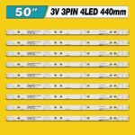JS-D-JP50EU-042EC(70310) (4LED 440mm 3V, MS-L1469 V5, JS-D-JP50EU-042EC(80228) E50EU1000 MCPCB) – LED подсветка TV 50″ (комплект) – Фото №3