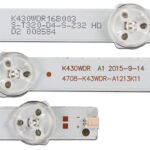 K430WDR A1 4708-K43WDR-A1213K11 (◠6LED 415mm 3V) – LED підсвітка TV 43″ (комплект) – Фото №2