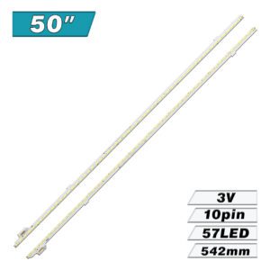 EVERLIGHT LBM500M1903-BR-1(HF)(0)(L) + LBM500M1903-BS-1(HF)(0)(R) (57LED 542mm 3V, V500FWME01, V500FWME01) – LED подсветка TV Sony 50″ (комплект) – Фото №1