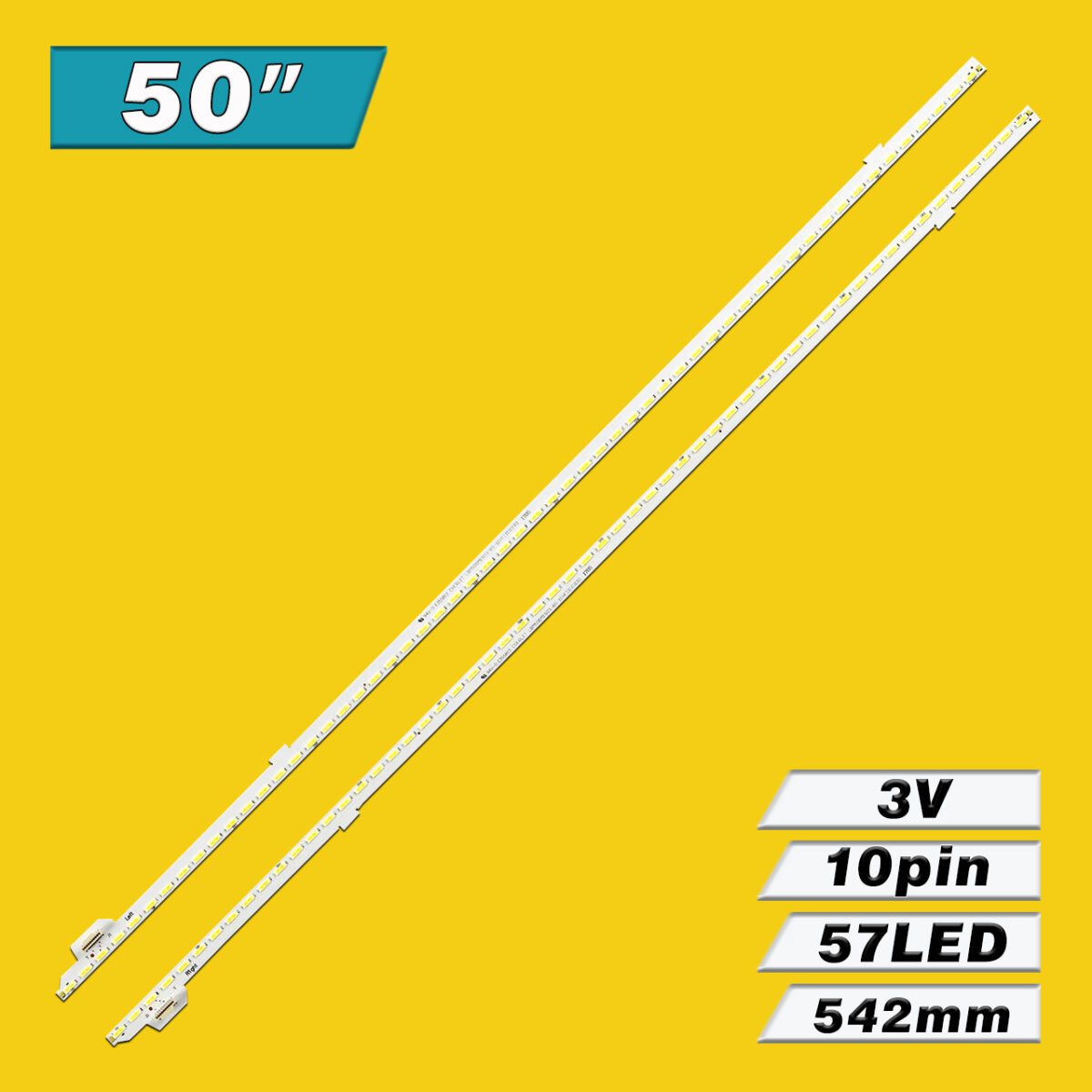 EVERLIGHT LBM500M1903-BR-1(HF)(0)(L) + LBM500M1903-BS-1(HF)(0)(R) (57LED 542mm 3V, V500FWME01, V500FWME01) – LED подсветка TV Sony 50″ (комплект) – Фото №3