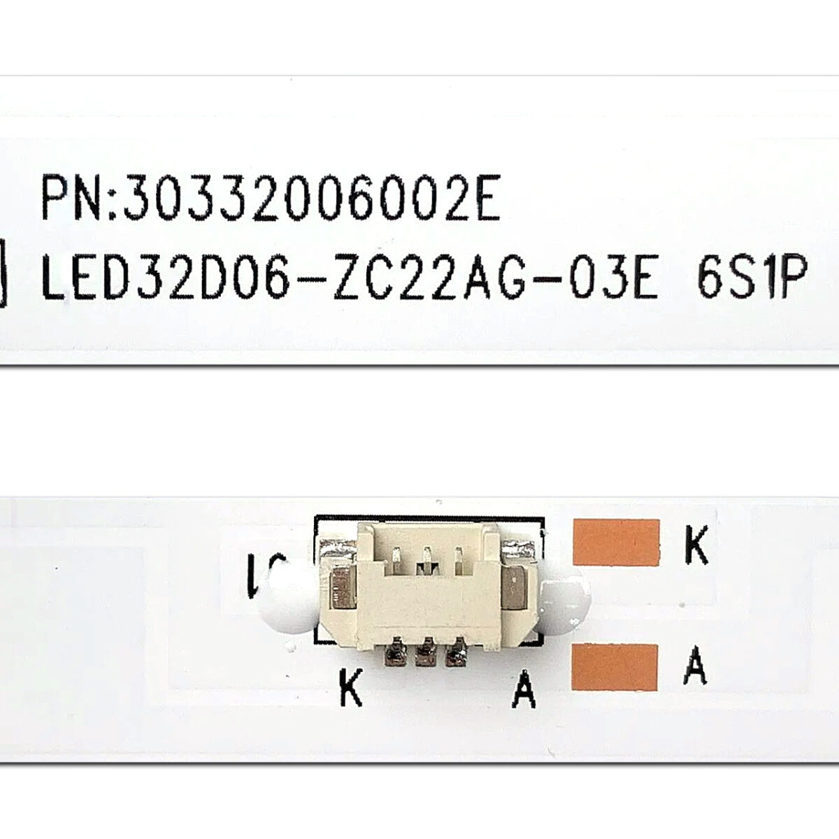 LED32D06-ZC22AG-03E PN:30332006002E (6LED 583mm 3V, LED32D06-ZC22AG-03T PN:30332006002E, LED32D06-ZC22AG-03J) – LED подсветка TV 32″ (комплект) – Фото №2