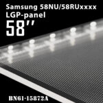 LGP-панель рассеиватель Samsung 58″ 58NUxxxx 58RUxxxx BN61-15872A светоотражатель/диффузор – Фото №3