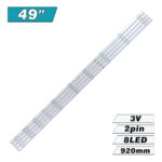 RF-AZ490024SE30-0801 A3 (8LED 920mm 3V, 7700-649000-D490C) – LED подсветка TV Panasonic 43″ (комплект) – Фото №1