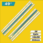 RF-AZ490025SE30-1001 A0 (10LED 968mm 3V, YAL13-01030300-19) – LED підсвітка TV 49″ (комплект) – Фото №3