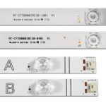 RF-CF580003AE30-1001 A1 + RF-CF580003BE30-0901 A1 (10LED/9LED 1134mm 3V, 3A+2B) – LED подсветка TV 58″ (комплект) – Фото №2