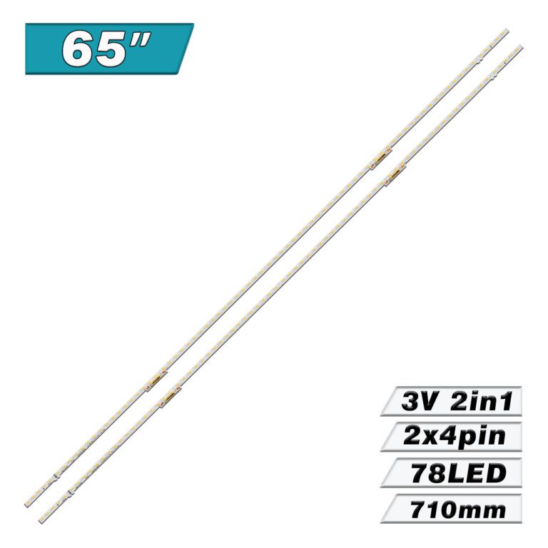 s1q7-650sm0-r0-bn96-52589a-01 S1Q7-650SM0-R0 65Q60A BN96-52589A (3V 2in1 78LED 710mm, LM41-01052A, JL.E650F2720-408BS-R8P-M-HF) – LED подсветка TV Samsung 65″ (комплект) – Фото №1