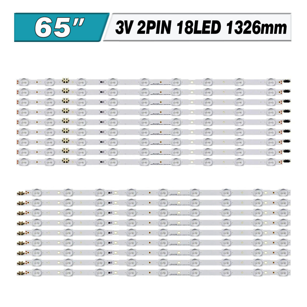 SAMSUNG-2014SVS65-CURVED-3228-L09/R09-REV1.0 (18LED 1326mm 3V, LM41-00106L LM41-00106M, BN96-33495A, BN96-33496A) – LED подсветка TV 65″ (комплект) – Фото №1