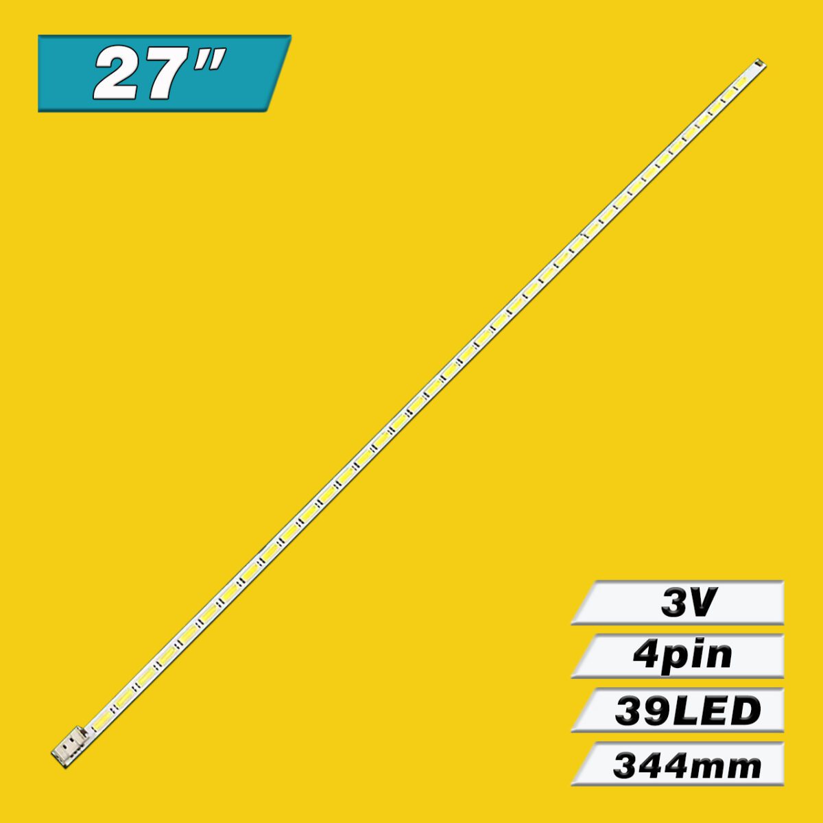 SEC_27_1x39_7020PCT-d6t_13S3P REV.V1 (39LED 344mm 3V, LTM270HL02, 2015SVS270 CF390 7020 39LEDS REV1.0) – LED подсветка Samsung 27″ (планка) – Фото №3