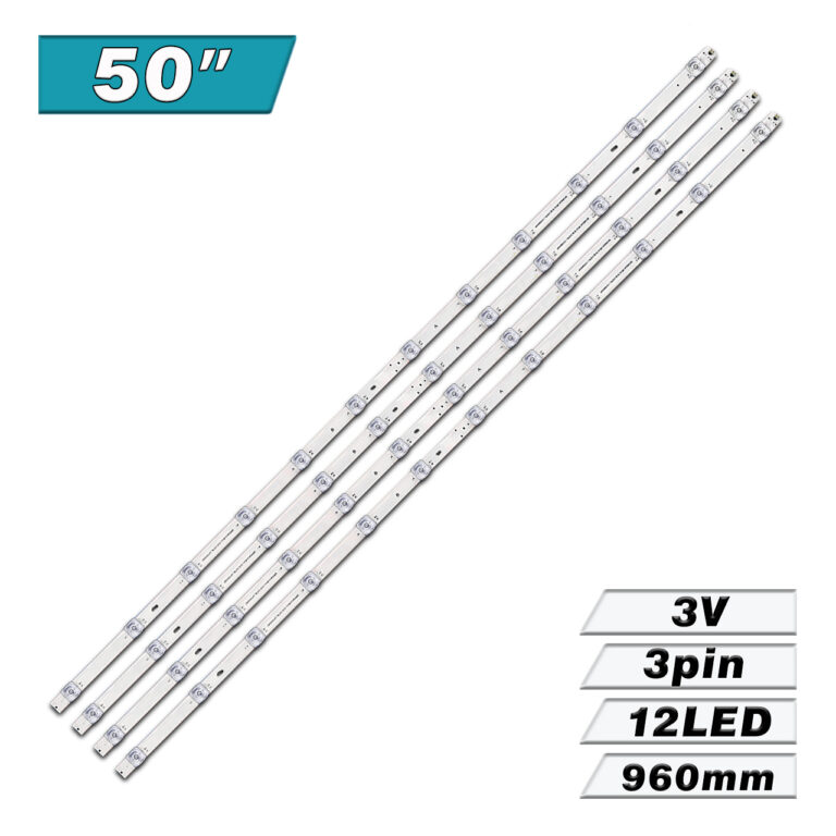 SH50D12-ZC46AG-04 303SH500008 (12LED 960mm 3V, JHD500X3U51-T0L1+L2_E0_CDM_S12_1_V0.1_U7N, CRH-BX50X3303012049AYREV1.4, SVH500AD6) – LED підсвітка TV Hisense 50″ (комплект) – Фото №1
