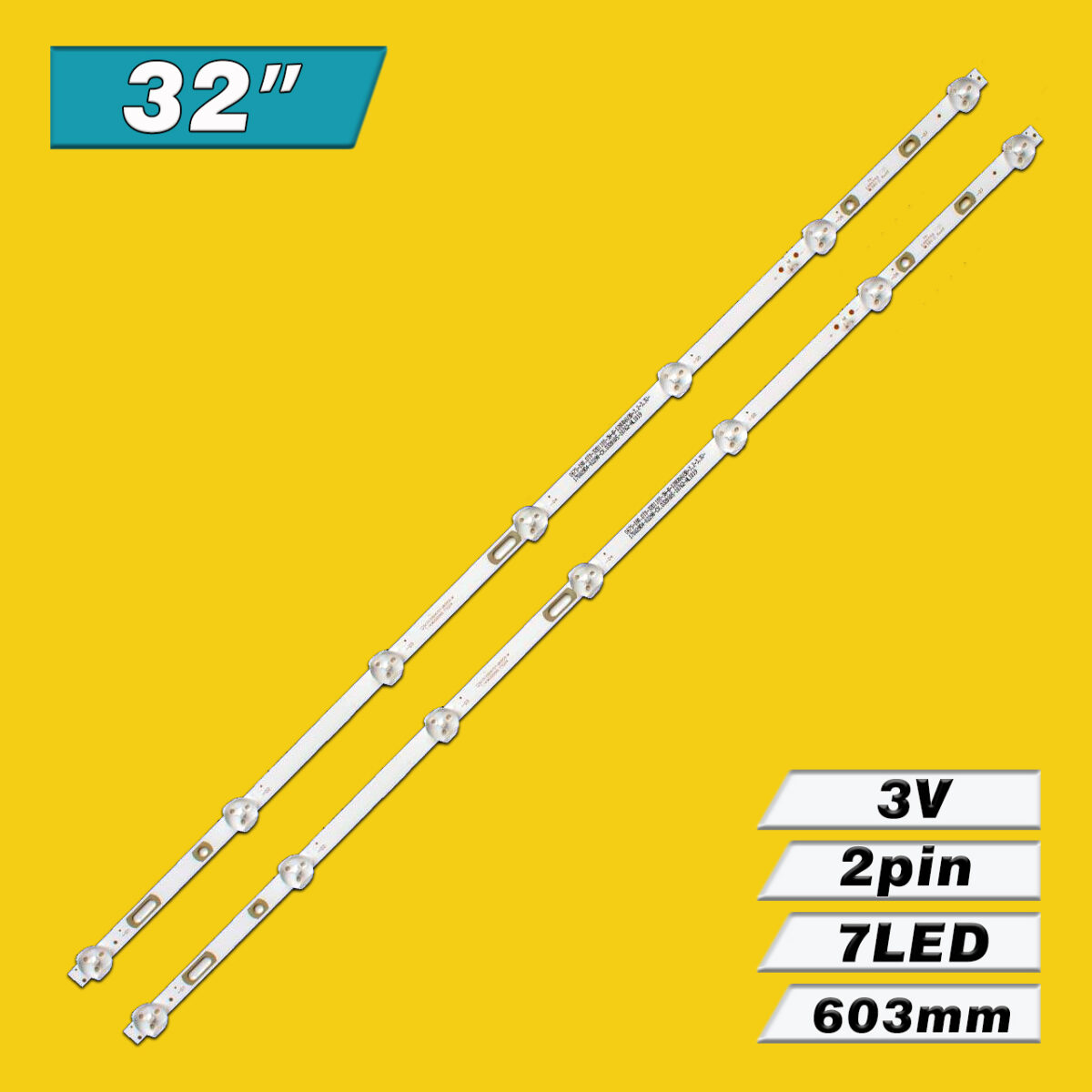 SJ.CX.D3200701-2835GS-M 1.14.MD320066 170224 (7LED 603mm 3V) – LED подсветка TV 32″ (комплект) – Фото №3