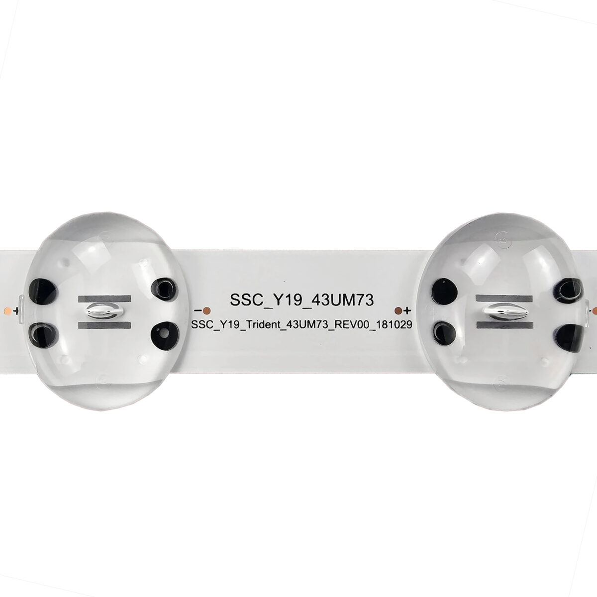SSC_Y19_43UM75 (7LED 445mm 6V, SSC_Y19 Trident_43UM75_REV00_181029, SSC.Y19.43UM75) – LED подсветка TV LG 43″ (комплект) – Фото №2