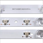 WHITE Light TCL-50C715-3030FC-6X8-A/B-LX20200309 Ver.3 (6LED 470mm 6V) – LED подсветка TV TCL 50″ (комплект) – Фото №2
